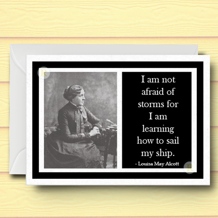 Louisa May Alcott Card